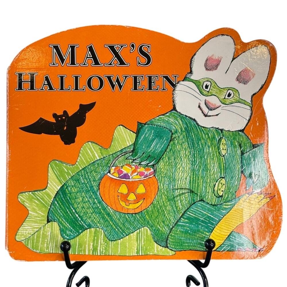 Vintage 2004 Max's Halloween Board Book by Rosemary Wells, Viking Books